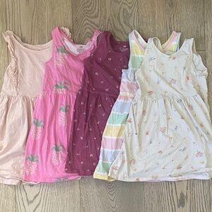 H&M Set of Five (5) Girls' Sleeveless Dresses